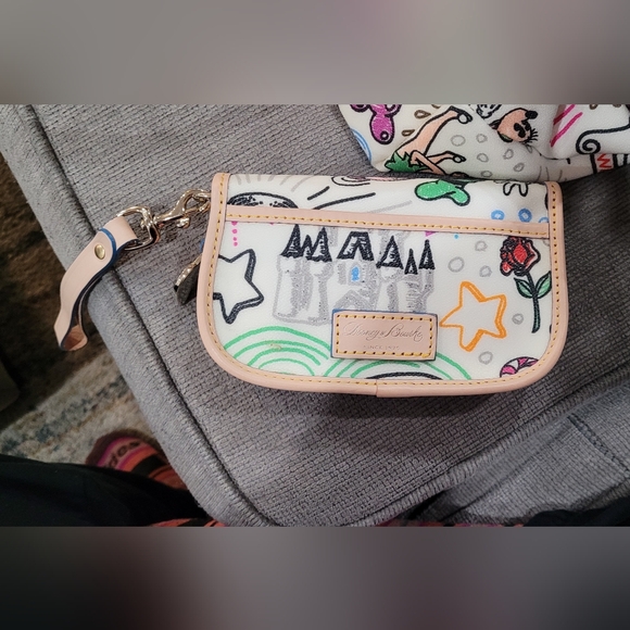 Dooney & Burke Disney Sketch Shoulder Bag and Wrislet - Picture 4 of 5